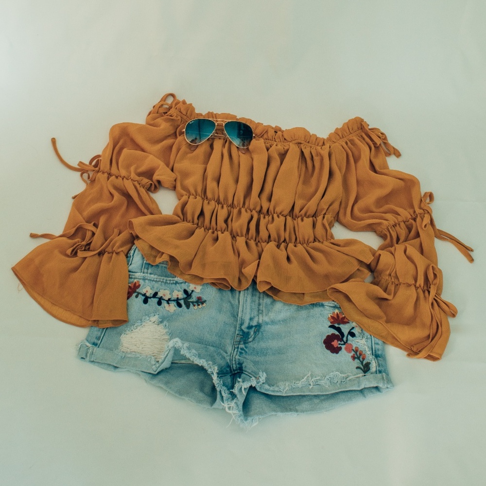 Missguided Off The Shoulder Blouse